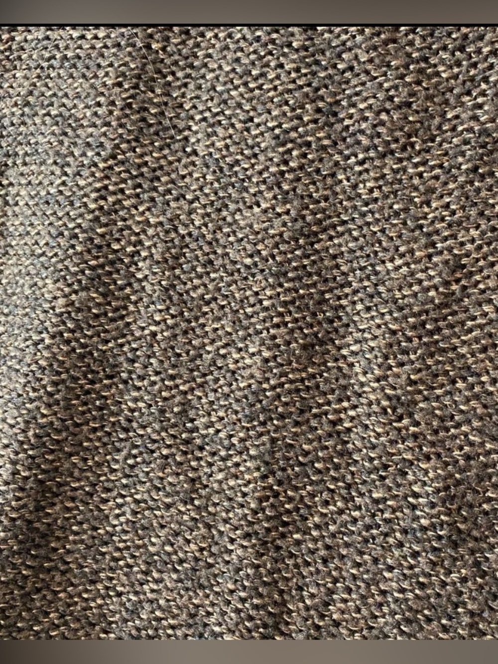 UNITED STATES SWEATERS Brown Cable Knit Sweater Vest Crew neck Cap sleeves L - Picture 6 of 12